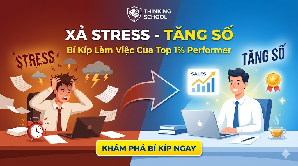Xả Stress - Tăng Số: Bí Kíp Làm Việc Của Top 1% Performer