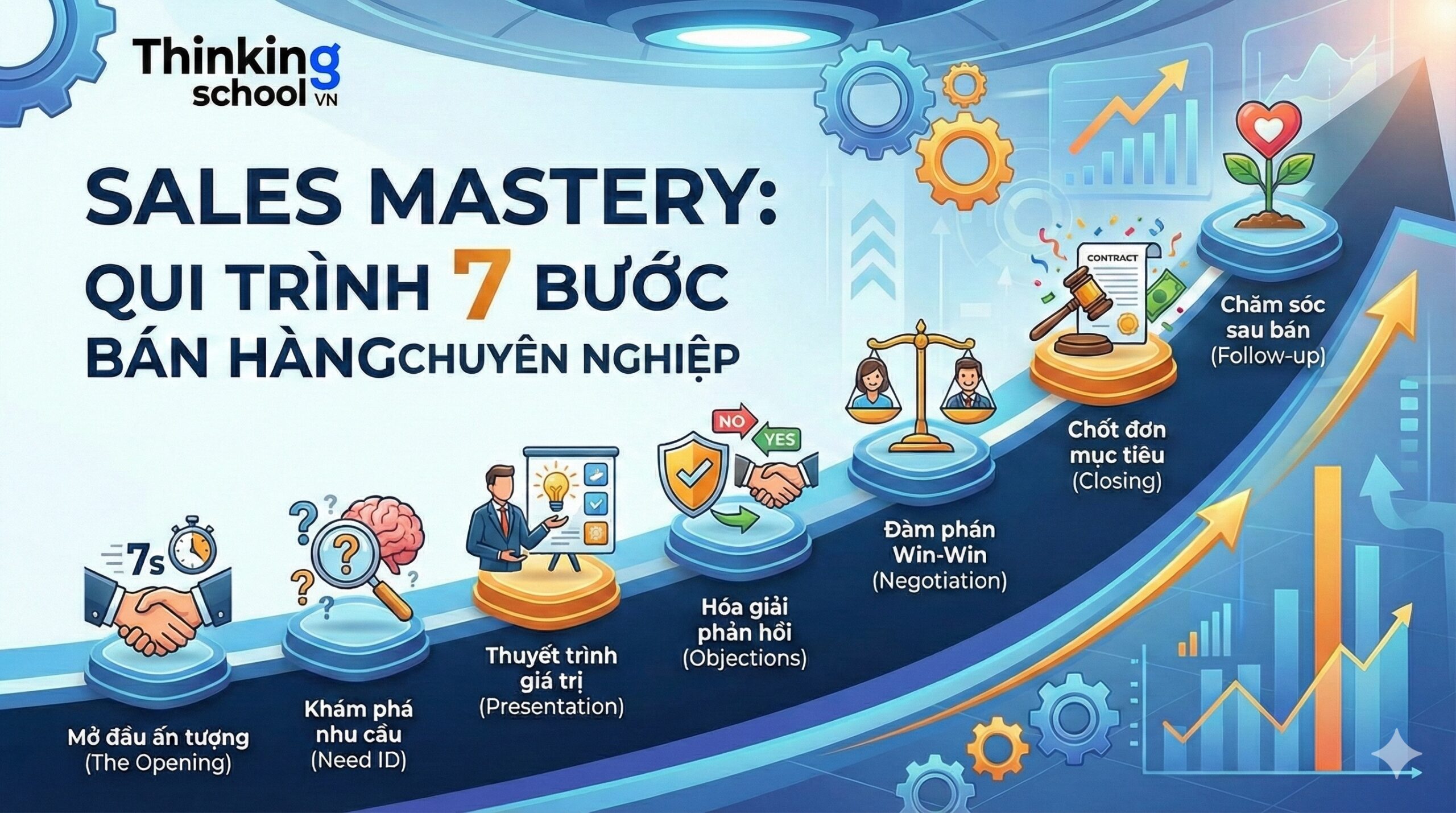 SALES MASTERY: QUI TRÌNH 7 BƯỚC BÁN HÀNG CHUYÊN NGHIỆP