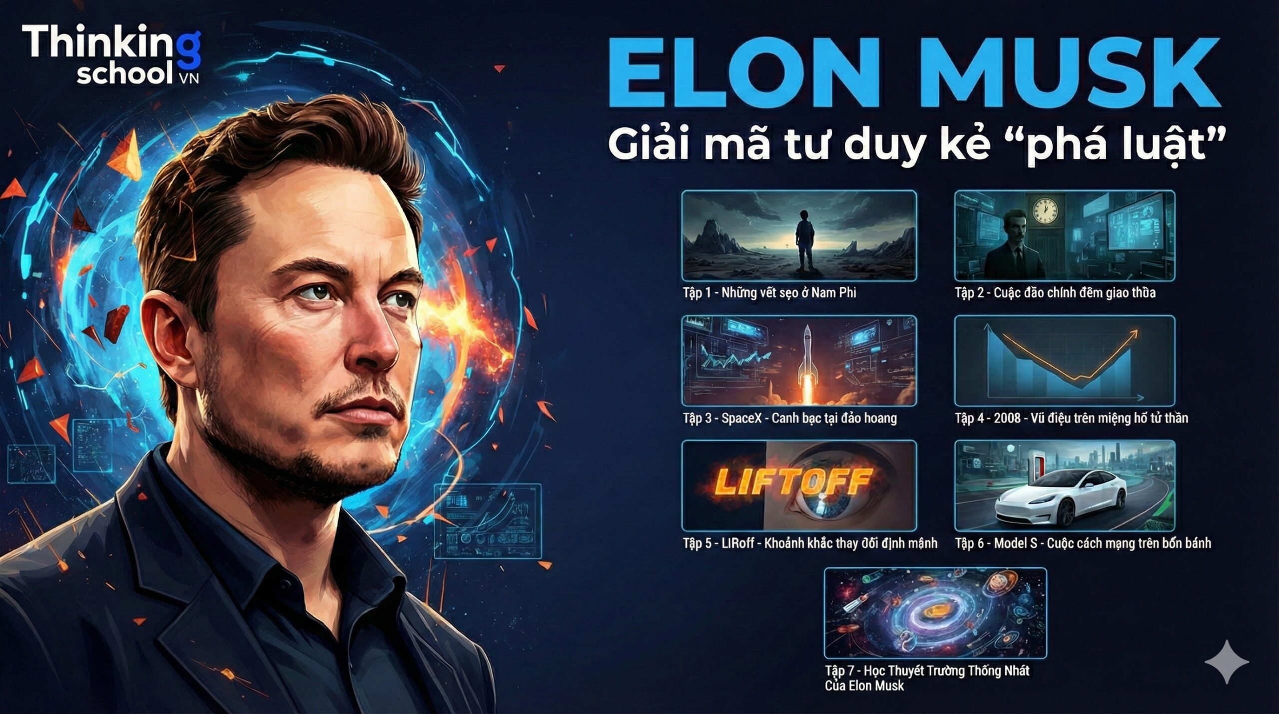 Elon Musk- Giải mã tư duy kẻ ”phá luật”