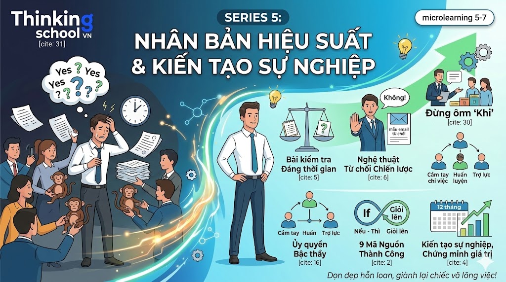 NHÂN BẢN HIỆU SUẤT & KIẾN TẠO SỰ NGHIỆP