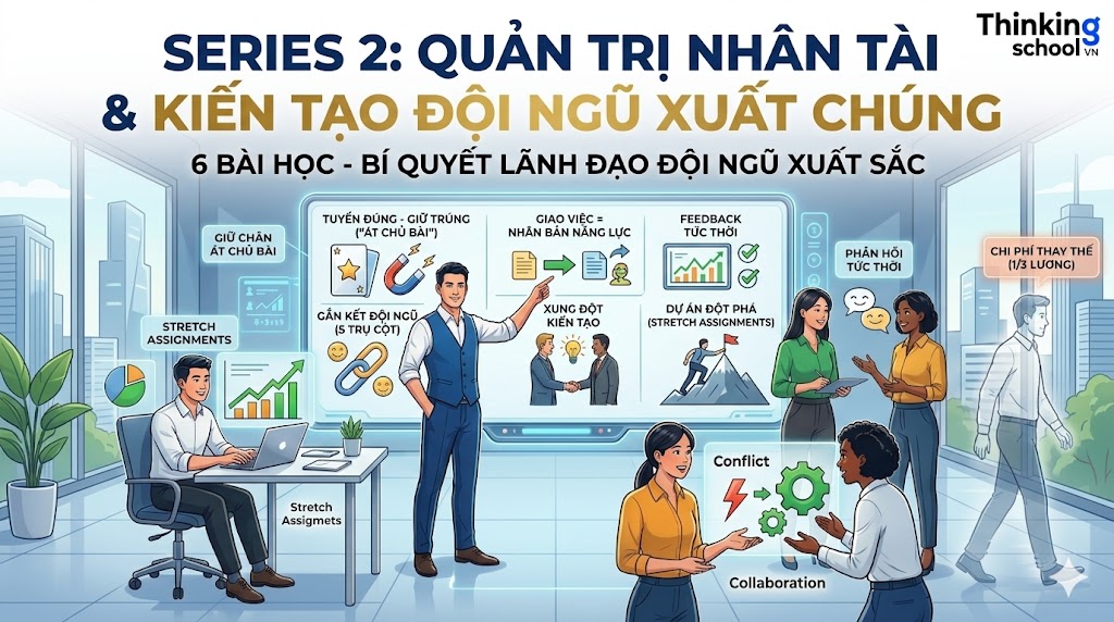 QUẢN TRỊ NHÂN TÀI & KIẾN TẠO ĐỘI NGŨ XUẤT CHÚNG