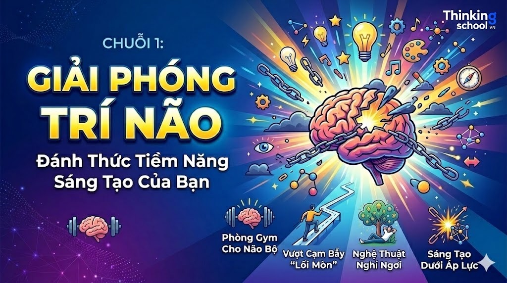 Chuỗi 1: Giải Phóng Trí Não – Đánh Thức Tiềm Năng Sáng Tạo Của Bạn