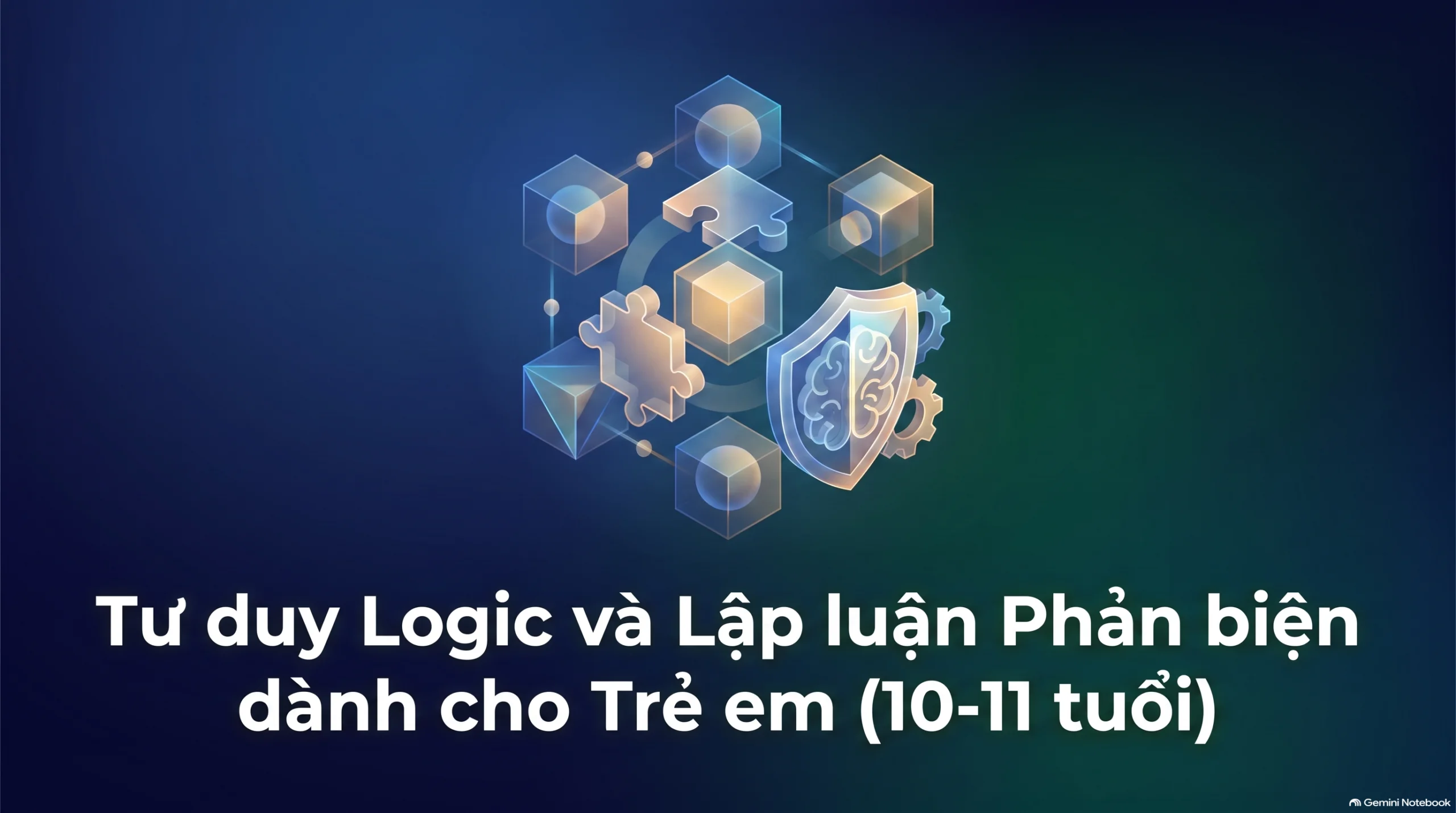 Tư duy Logic và Lập luận Phản biện dành cho Trẻ em (10-11 tuổi)